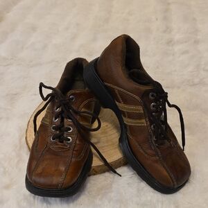 Vintage Y2k Bed Stu Brown Leather Men's Shoes 43 Square Toe Well Loved